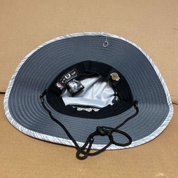 NBA Ultra Game Los Angeles‎ Lakers Bucket Hat Unisex One Size Gray New With Tag - Picture 3 of 3